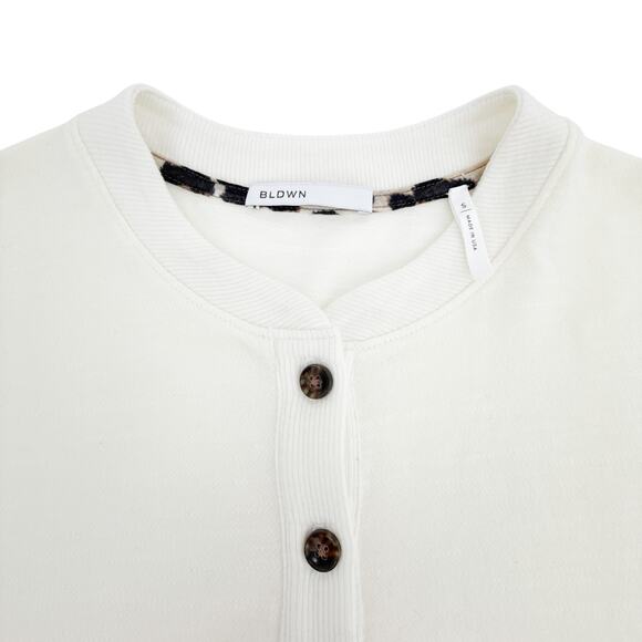 BALDWIN Kansas City BLDWN Long Sleeve Henley Tee Shirt S - Picture 3 of 8